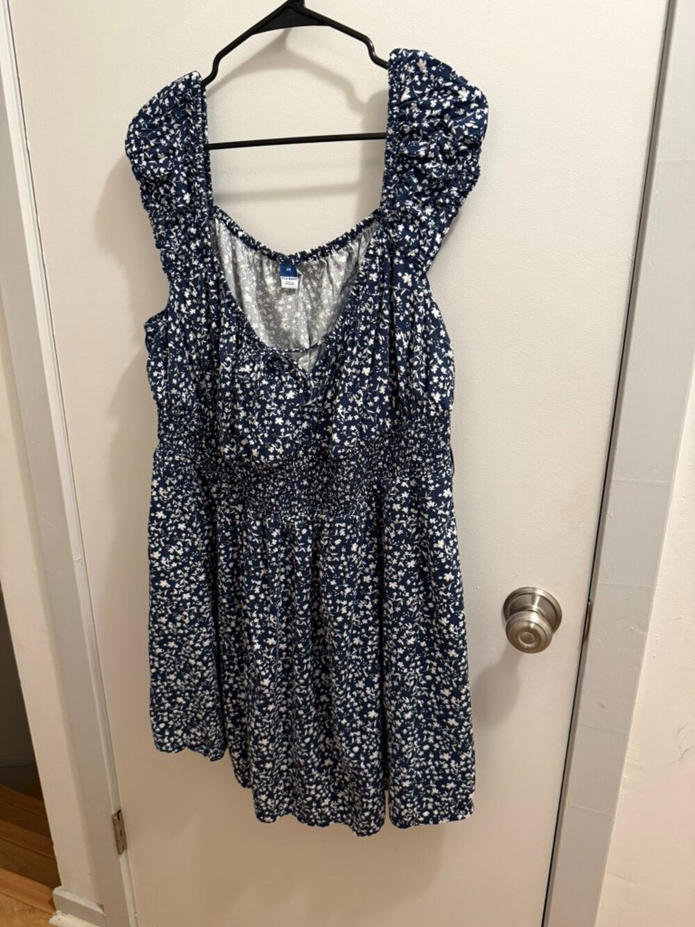 Old Navy Navy and White Dress - 2X